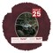 Dark Red Suede Mat Board for 11x14 Frames - Oval Opening for 9x11 Photos